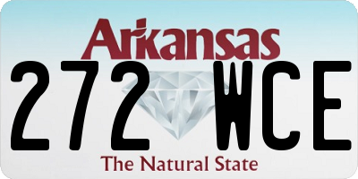AR license plate 272WCE