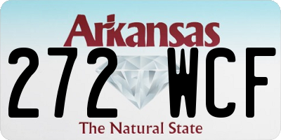 AR license plate 272WCF
