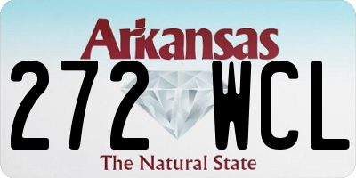 AR license plate 272WCL
