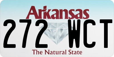 AR license plate 272WCT