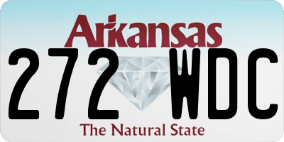 AR license plate 272WDC