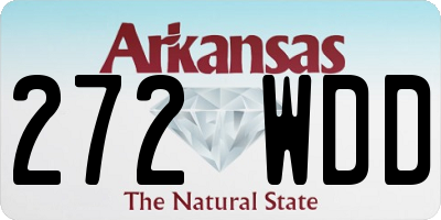 AR license plate 272WDD