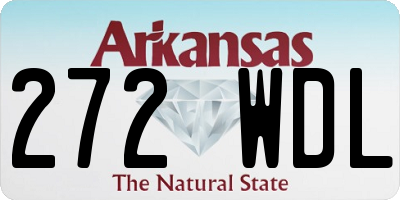 AR license plate 272WDL