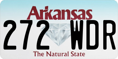 AR license plate 272WDR