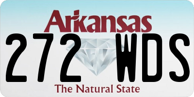 AR license plate 272WDS