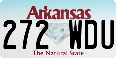 AR license plate 272WDU