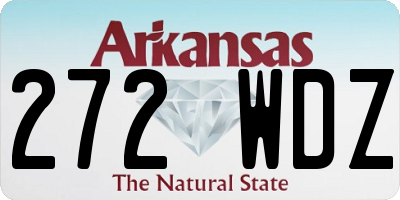 AR license plate 272WDZ