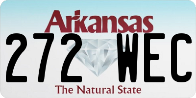 AR license plate 272WEC