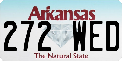 AR license plate 272WED