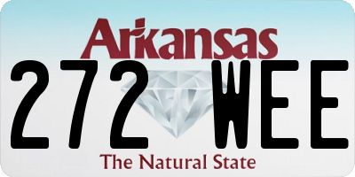 AR license plate 272WEE
