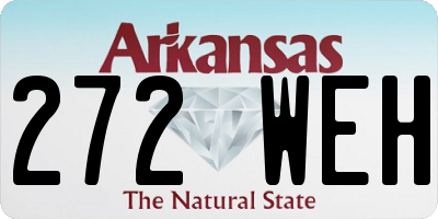 AR license plate 272WEH