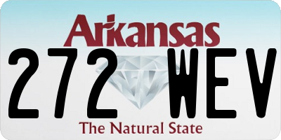 AR license plate 272WEV