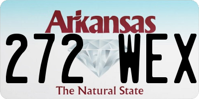 AR license plate 272WEX