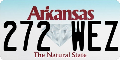 AR license plate 272WEZ
