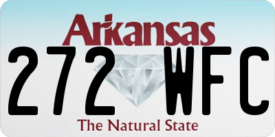 AR license plate 272WFC