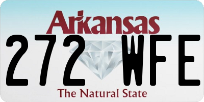 AR license plate 272WFE