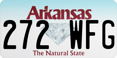 AR license plate 272WFG