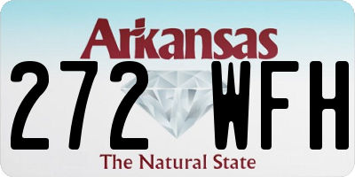 AR license plate 272WFH