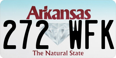 AR license plate 272WFK