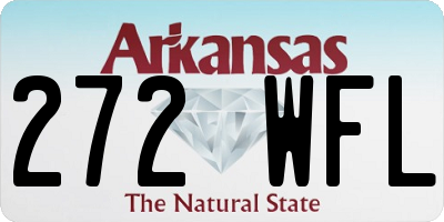 AR license plate 272WFL