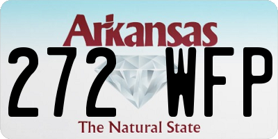 AR license plate 272WFP