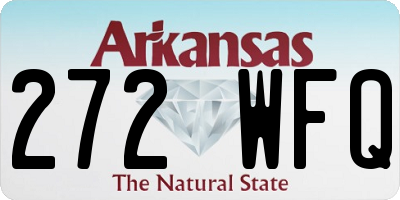 AR license plate 272WFQ