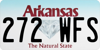 AR license plate 272WFS