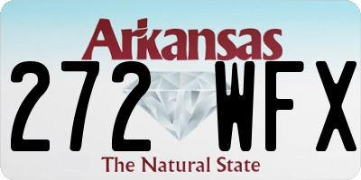 AR license plate 272WFX