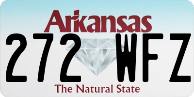 AR license plate 272WFZ