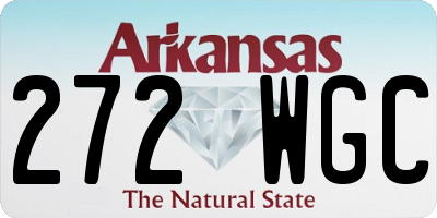 AR license plate 272WGC