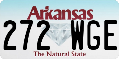 AR license plate 272WGE