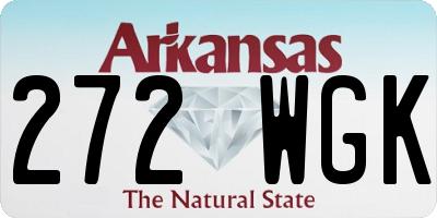 AR license plate 272WGK