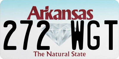 AR license plate 272WGT