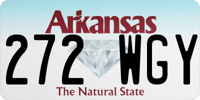 AR license plate 272WGY