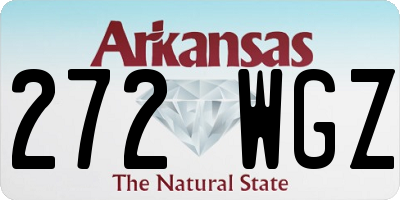 AR license plate 272WGZ