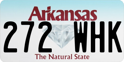 AR license plate 272WHK