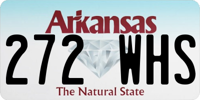 AR license plate 272WHS