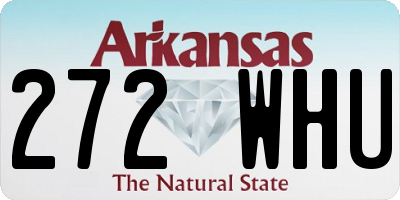 AR license plate 272WHU