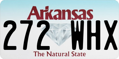 AR license plate 272WHX
