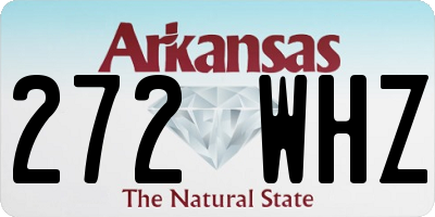 AR license plate 272WHZ