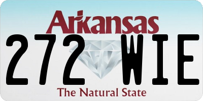 AR license plate 272WIE