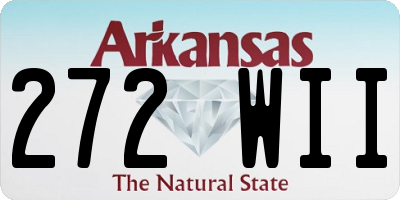 AR license plate 272WII