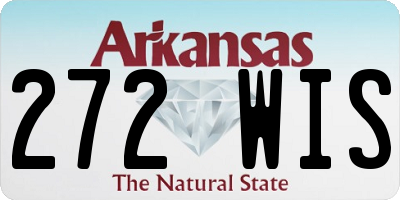 AR license plate 272WIS