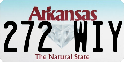 AR license plate 272WIY