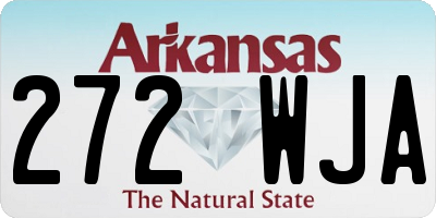 AR license plate 272WJA