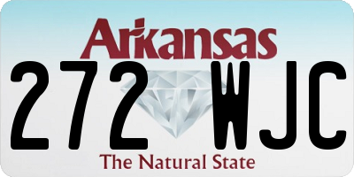 AR license plate 272WJC