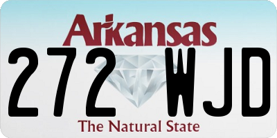 AR license plate 272WJD
