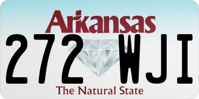AR license plate 272WJI