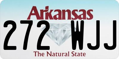 AR license plate 272WJJ
