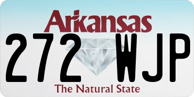 AR license plate 272WJP
